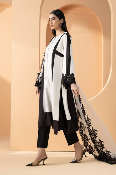 Maria B | Eid Collection Pret | DW-EF26-130-Brand:Maria B-Type:Ladies Clothes-White-Raw Silk-House of Maryam- Buy in UK, USA