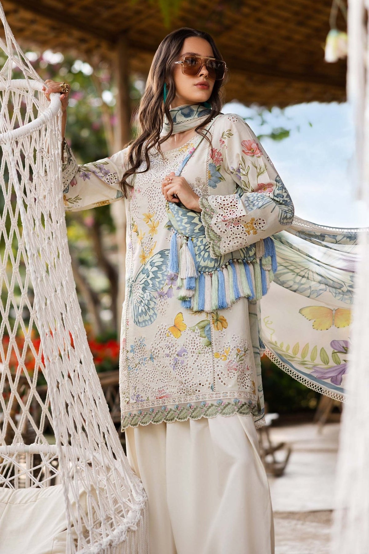 Maria B | Eid Collection Pret | DW-EF26-31-Brand:Maria B-Type:Ladies Clothes-Skin-Lawn-House of Maryam- Buy in UK, USA