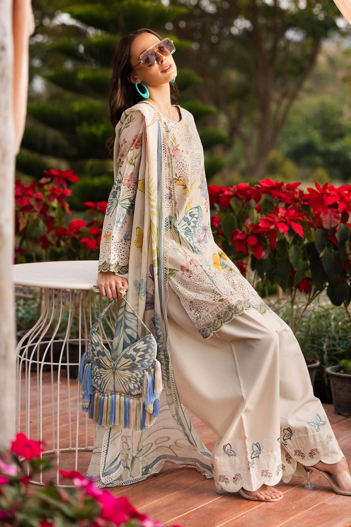 Maria B | Eid Collection Pret | DW-EF26-31-Brand:Maria B-Type:Ladies Clothes-Skin-Lawn-House of Maryam- Buy in UK, USA