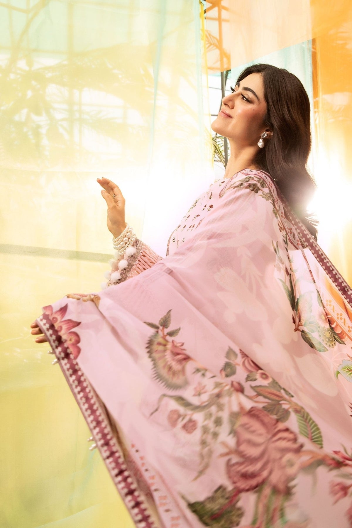 Maria B | M Basic Summer Lawn 25 | MB-CUS25-705B-Brand:Maria B-Type:Ladies Clothes-Lilac-Lawn-House of Maryam- Buy in UK, USA