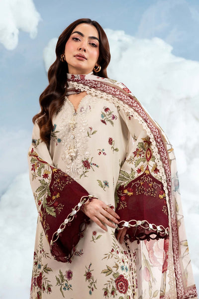 Maria B | M Basics Dreamscape Eid Lawn | MB-CUSV14-01A-Brand:Maria B-Type:Ladies Clothes-Light Skin-Lawn-House of Maryam- Buy in UK, USA