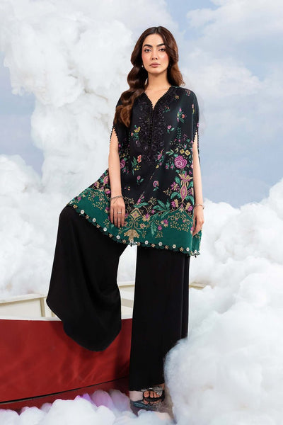 Maria B | M Basics Dreamscape Eid Lawn | MB-CUSV14-01B-Brand:Maria B-Type:Ladies Clothes-Black-Lawn-House of Maryam- Buy in UK, USA