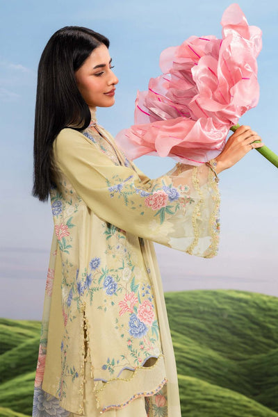 Maria B | M Basics Dreamscape Eid Lawn | MB-CUSV14-11A-Brand:Maria B-Type:Ladies Clothes-Rich Green-Lawn-House of Maryam- Buy in UK, USA