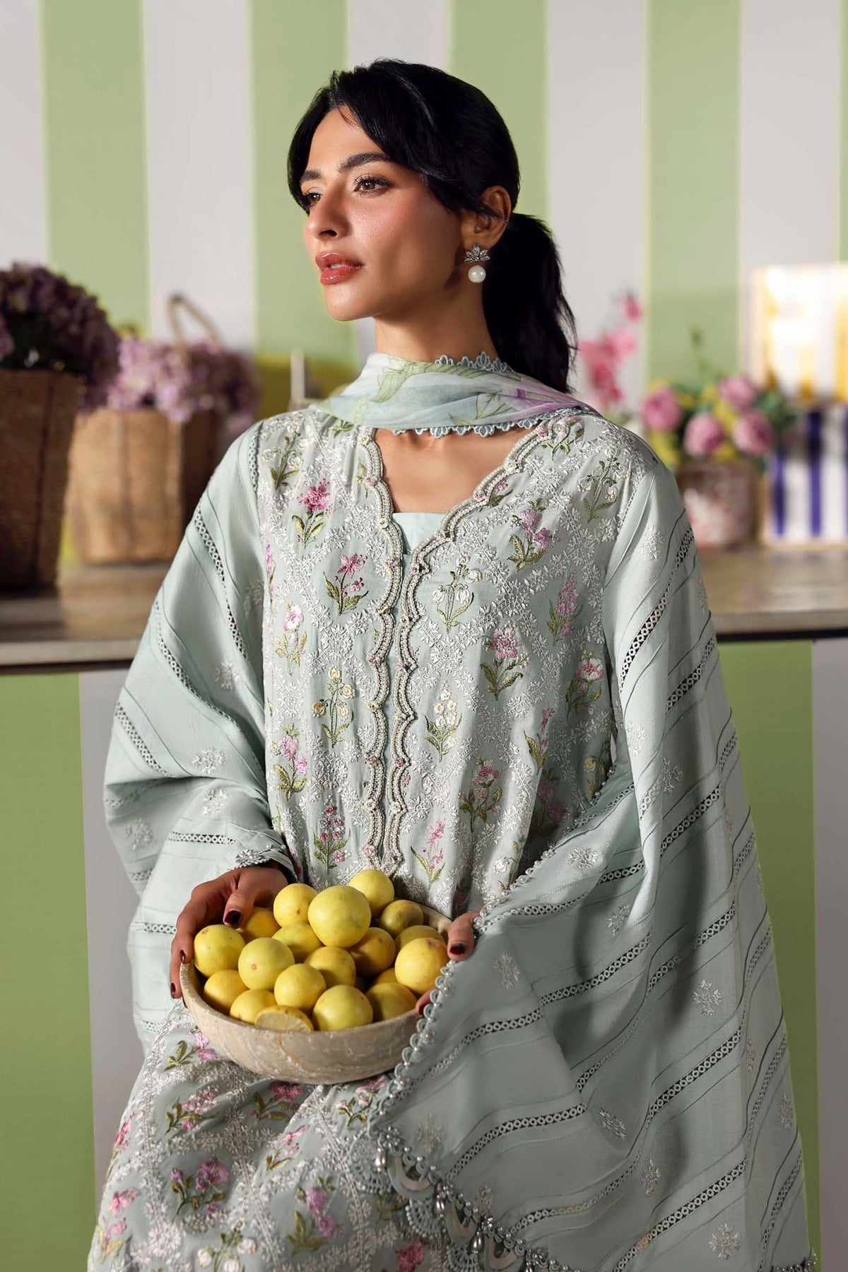 Maria B | M Prints 26 | MPT-3001-B-Brand:Maria B-Type:Ladies Clothes-Gray-Lawn-House of Maryam- Buy in UK, USA