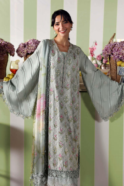 Maria B | M Prints 26 | MPT-3001-B-Brand:Maria B-Type:Ladies Clothes-Gray-Lawn-House of Maryam- Buy in UK, USA