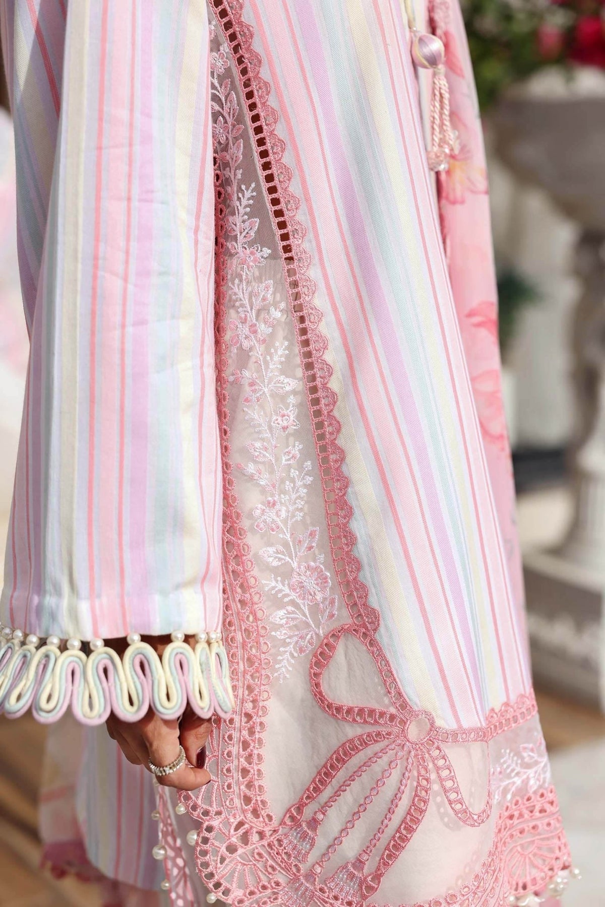 Maria B | M Prints 26 | MPT-3002-A-Brand:Maria B-Type:Ladies Clothes-Lilac-Jacquard-House of Maryam- Buy in UK, USA