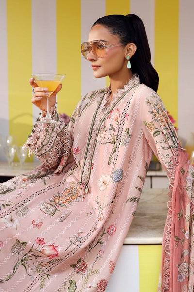 Maria B | M Prints 26 | MPT-3004-A-Brand:Maria B-Type:Ladies Clothes-Blush Pink-Lawn-House of Maryam- Buy in UK, USA