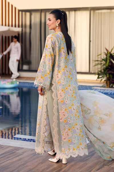 Maria B | M Prints 26 | MPT-3007-A-Brand:Maria B-Type:Ladies Clothes-Mint-Lawn-House of Maryam- Buy in UK, USA