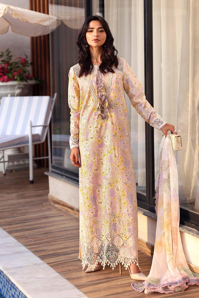 Maria B | M Prints 26 | MPT-3007-B-Brand:Maria B-Type:Ladies Clothes-Lilac-Lawn-House of Maryam- Buy in UK, USA