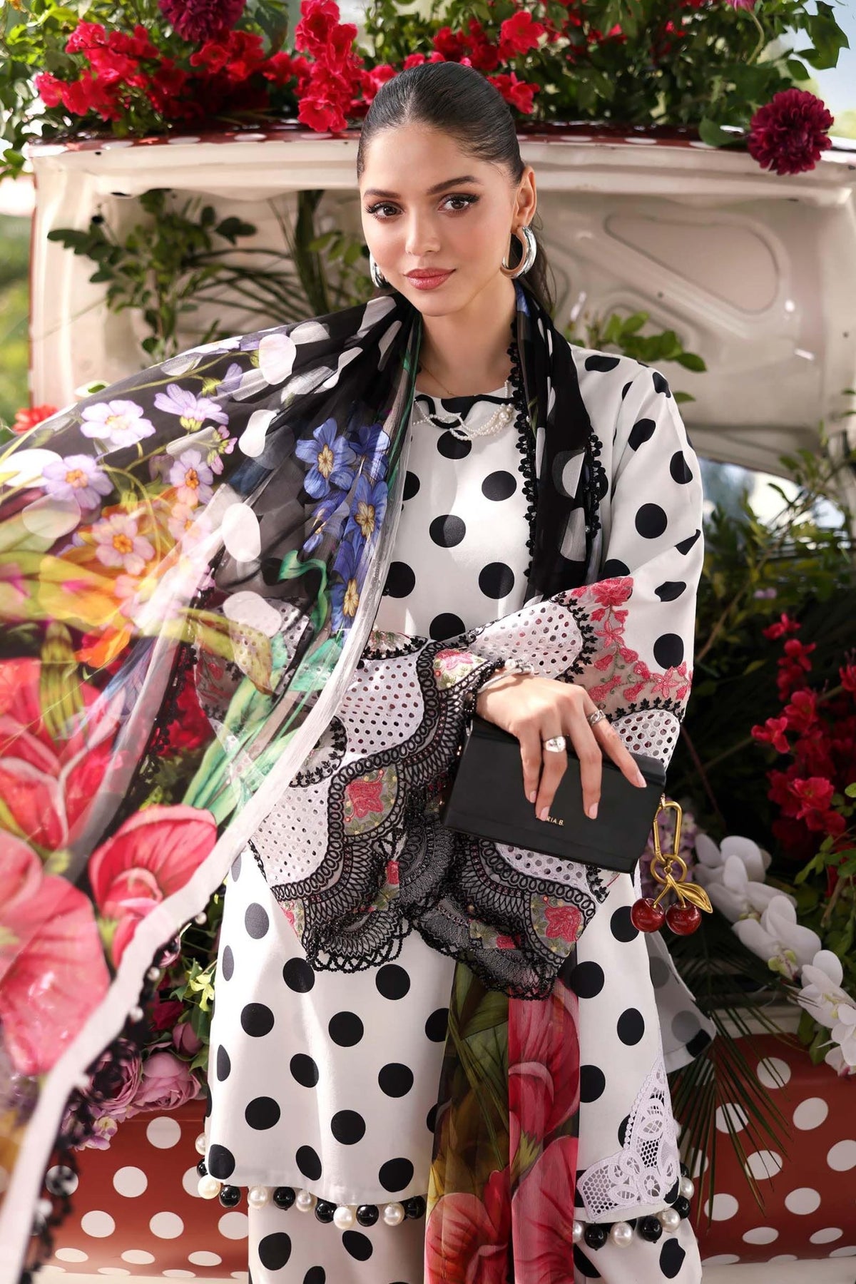 Maria B | M Prints 26 | MPT-3008-A-Brand:Maria B-Type:Ladies Clothes-White-Lawn-House of Maryam- Buy in UK, USA