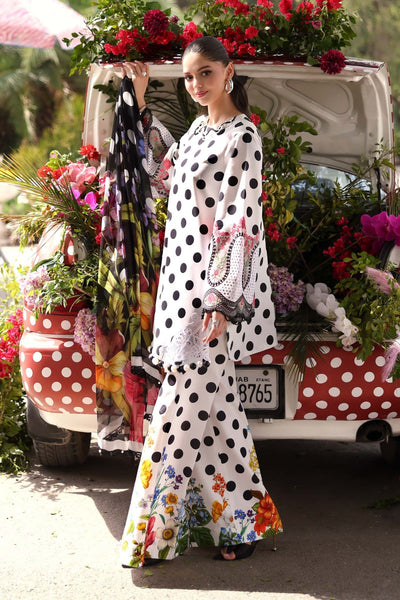 Maria B | M Prints 26 | MPT-3008-A-Brand:Maria B-Type:Ladies Clothes-White-Lawn-House of Maryam- Buy in UK, USA
