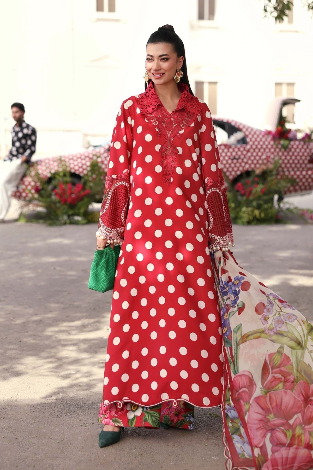Maria B | M Prints 26 | MPT-3008-B-Brand:Maria B-Type:Ladies Clothes-Maroon-Lawn-House of Maryam- Buy in UK, USA