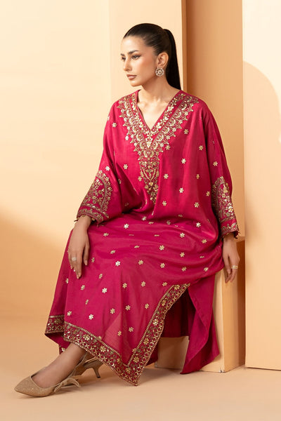 Maria B | RTW | 2 Piece Embroidered Grip Suit-Brand:Maria B-Type:Luxury Pret-Pink - House of Maryam- Buy in UK, USA