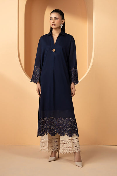 Maria B | RTW | 2 Piece Embroidered Lawn Suit-Brand:Maria B-Type:Luxury Pret-Blue - House of Maryam- Buy in UK, USA