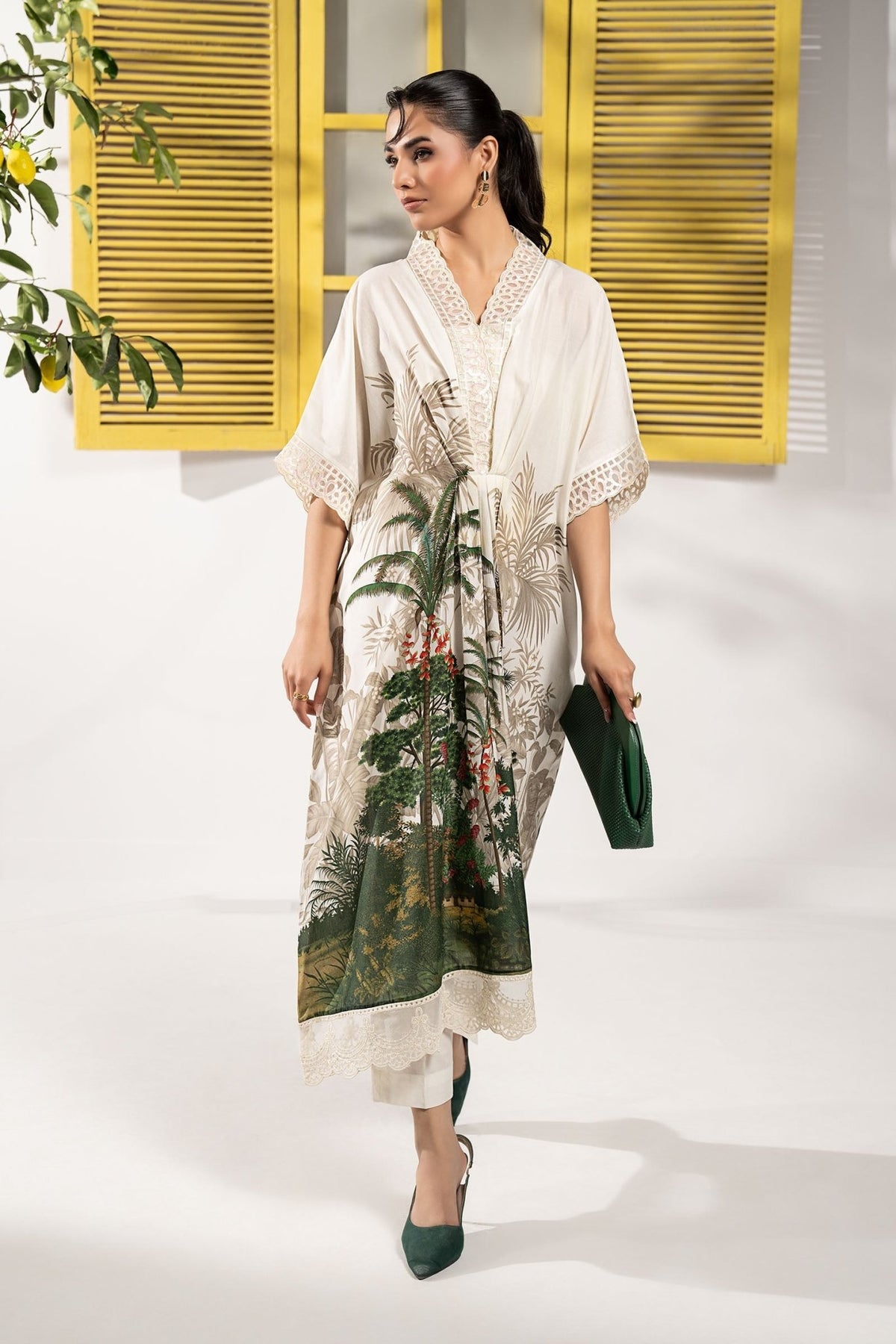 Maria B | RTW | 2 Piece Embroidered Lawn Suit-Brand:Maria B-Type:Luxury Pret-White - House of Maryam- Buy in UK, USA