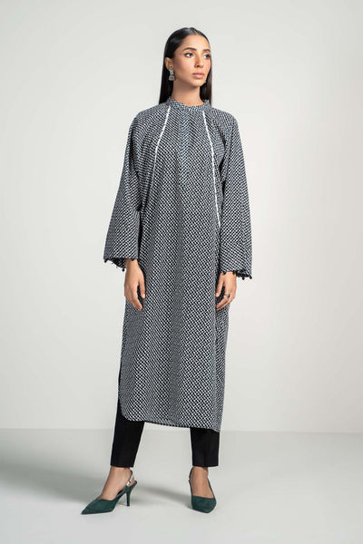 Maria B | RTW | 2 Piece Printed Lawn Suit-Brand:Maria B-Type:Luxury Pret-Black - House of Maryam- Buy in UK, USA