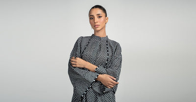 Maria B | RTW | 2 Piece Printed Lawn Suit-Brand:Maria B-Type:Luxury Pret-Black - House of Maryam- Buy in UK, USA