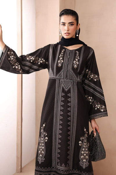 Maria B | RTW | 3 Piece Embroidered Dobby Suit-Brand:Maria B-Type:Luxury Pret-Black - House of Maryam- Buy in UK, USA