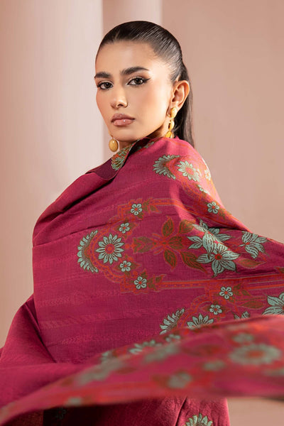 Maria B | RTW | 3 Piece Embroidered Jacquard Suit-Brand:Maria B-Type:Luxury Pret-Pink - House of Maryam- Buy in UK, USA