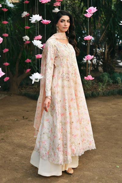 Maria B | RTW | 3 Piece Embroidered Lawn Suit-Brand:Maria B-Type:Luxury Pret-Beige - House of Maryam- Buy in UK, USA