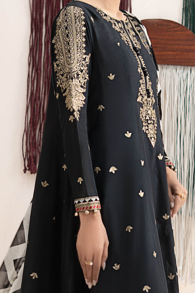 Maria B | RTW | 3 Piece Embroidered Lawn Suit-Brand:Maria B-Type:Luxury Pret-Black - House of Maryam- Buy in UK, USA