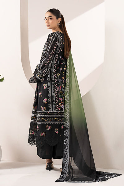 Maria B | RTW | 3 Piece Embroidered Lawn Suit-Brand:Maria B-Type:Luxury Pret-Black - House of Maryam- Buy in UK, USA