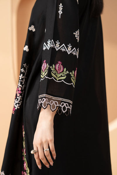 Maria B | RTW | 3 Piece Embroidered Lawn Suit-Brand:Maria B-Type:Luxury Pret-Black - House of Maryam- Buy in UK, USA