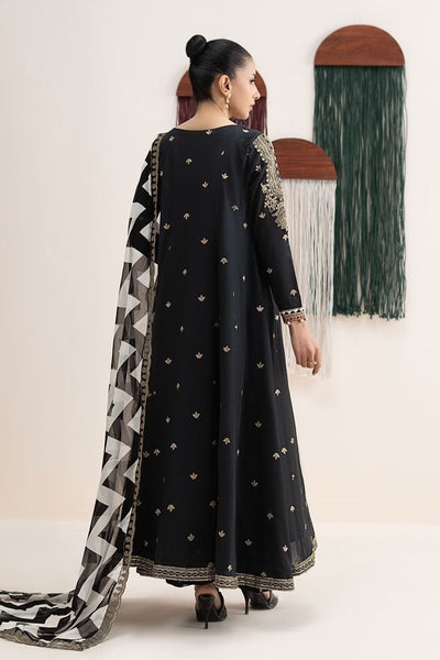 Maria B | RTW | 3 Piece Embroidered Lawn Suit-Brand:Maria B-Type:Luxury Pret-Black - House of Maryam- Buy in UK, USA