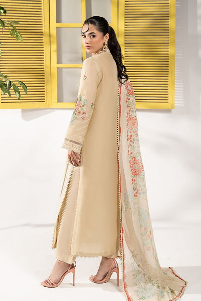 Maria B | RTW | 3 Piece Embroidered Lawn Suit-Brand:Maria B-Type:Luxury Pret-Brown - House of Maryam- Buy in UK, USA