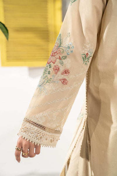 Maria B | RTW | 3 Piece Embroidered Lawn Suit-Brand:Maria B-Type:Luxury Pret-Brown - House of Maryam- Buy in UK, USA