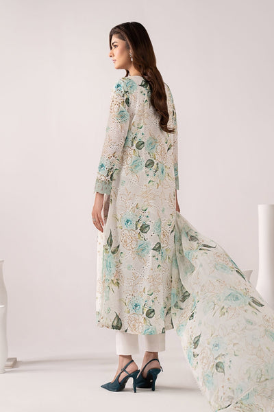 Maria B | RTW | 3 Piece Embroidered Lawn Suit-Brand:Maria B-Type:Luxury Pret-Ferozi - House of Maryam- Buy in UK, USA