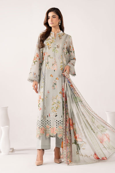 Maria B | RTW | 3 Piece Embroidered Lawn Suit-Brand:Maria B-Type:Luxury Pret-Ferozi - House of Maryam- Buy in UK, USA