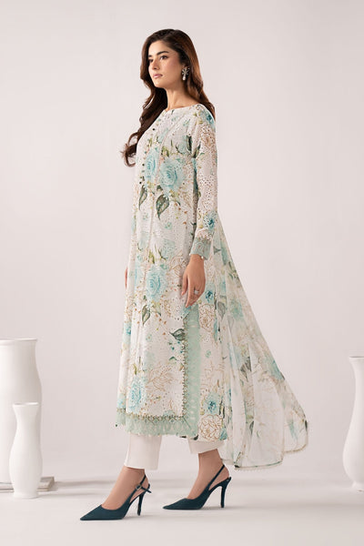Maria B | RTW | 3 Piece Embroidered Lawn Suit-Brand:Maria B-Type:Luxury Pret-Ferozi - House of Maryam- Buy in UK, USA