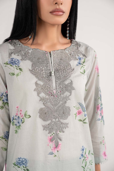 Maria B | RTW | 3 Piece Embroidered Lawn Suit-Brand:Maria B-Type:Luxury Pret-Ferozi - House of Maryam- Buy in UK, USA