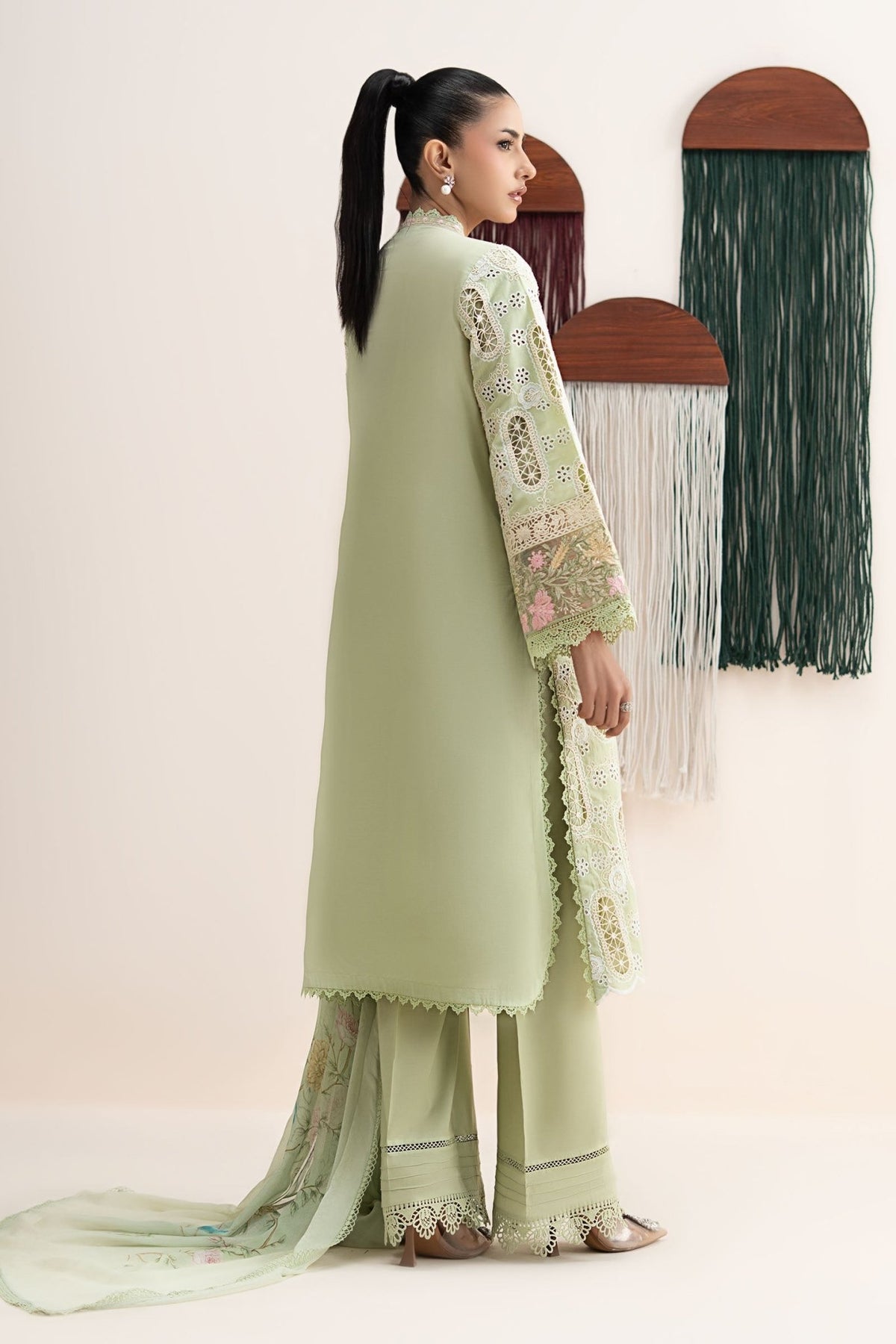 Maria B | RTW | 3 Piece Embroidered Lawn Suit-Brand:Maria B-Type:Luxury Pret-Ferozi - House of Maryam- Buy in UK, USA