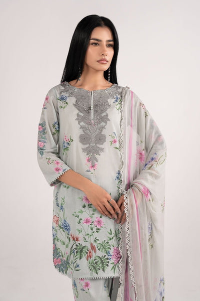 Maria B | RTW | 3 Piece Embroidered Lawn Suit-Brand:Maria B-Type:Luxury Pret-Ferozi - House of Maryam- Buy in UK, USA