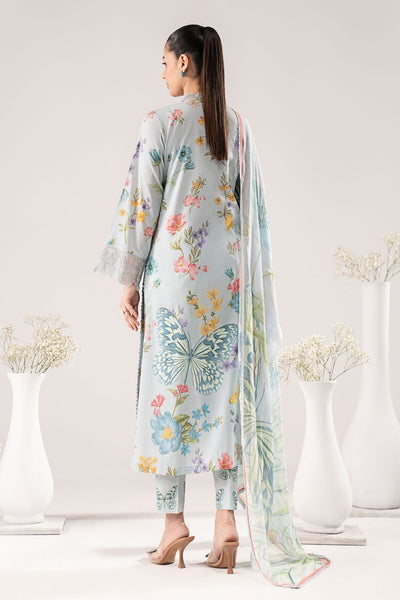 Maria B | RTW | 3 Piece Embroidered Lawn Suit-Brand:Maria B-Type:Luxury Pret-Ferozi - House of Maryam- Buy in UK, USA