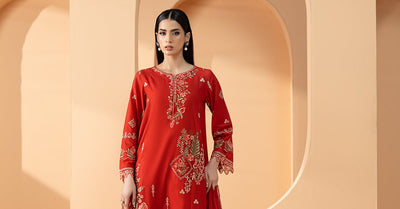Maria B | RTW | 3 Piece Embroidered Lawn Suit-Brand:Maria B-Type:Luxury Pret-Pink - House of Maryam- Buy in UK, USA