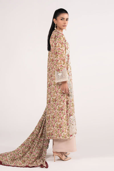 Maria B | RTW | 3 Piece Embroidered Lawn Suit-Brand:Maria B-Type:Luxury Pret-Pink - House of Maryam- Buy in UK, USA