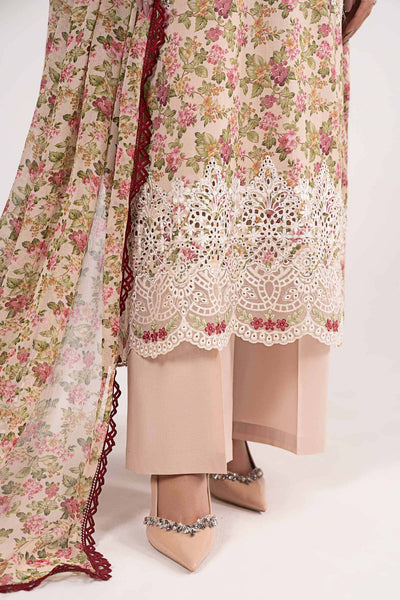 Maria B | RTW | 3 Piece Embroidered Lawn Suit-Brand:Maria B-Type:Luxury Pret-Pink - House of Maryam- Buy in UK, USA