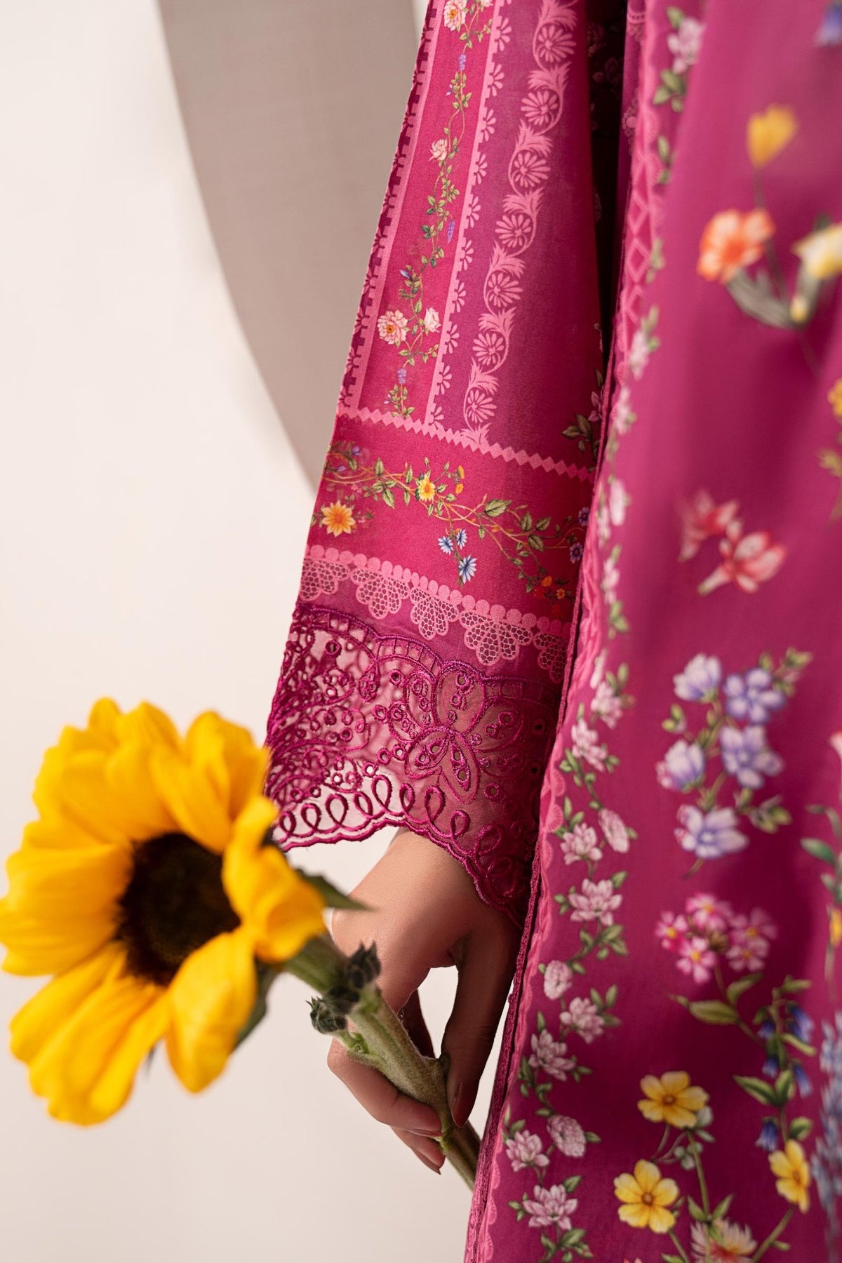Maria B | RTW | 3 Piece Embroidered Lawn Suit-Brand:Maria B-Type:Luxury Pret-Purple - House of Maryam- Buy in UK, USA