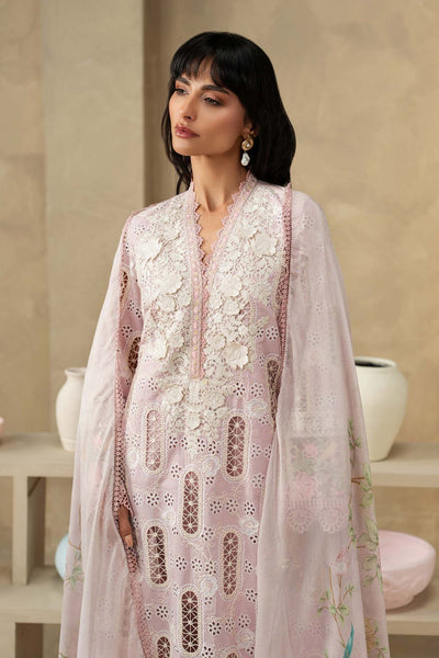 Maria B | RTW | 3 Piece Embroidered Lawn Suit-Brand:Maria B-Type:Luxury Pret-Purple - House of Maryam- Buy in UK, USA