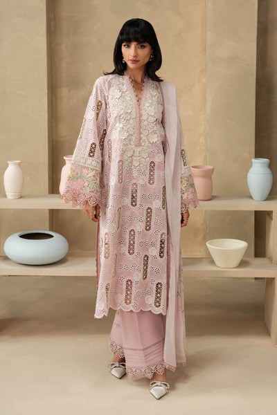 Maria B | RTW | 3 Piece Embroidered Lawn Suit-Brand:Maria B-Type:Luxury Pret-Purple - House of Maryam- Buy in UK, USA