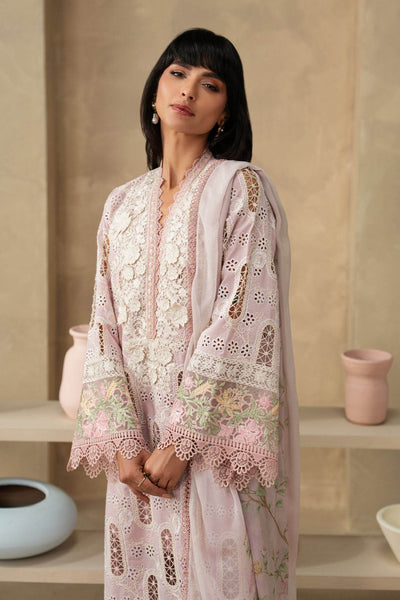 Maria B | RTW | 3 Piece Embroidered Lawn Suit-Brand:Maria B-Type:Luxury Pret-Purple - House of Maryam- Buy in UK, USA