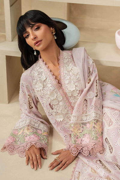 Maria B | RTW | 3 Piece Embroidered Lawn Suit-Brand:Maria B-Type:Luxury Pret-Purple - House of Maryam- Buy in UK, USA