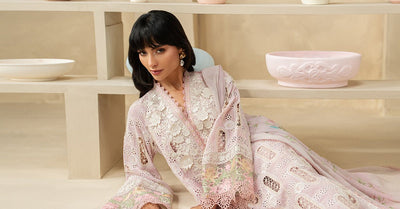Maria B | RTW | 3 Piece Embroidered Lawn Suit-Brand:Maria B-Type:Luxury Pret-Purple - House of Maryam- Buy in UK, USA