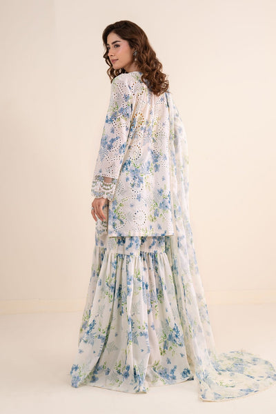 Maria B | RTW | 3 Piece Embroidered Lawn Suit-Brand:Maria B-Type:Luxury Pret-White - House of Maryam- Buy in UK, USA