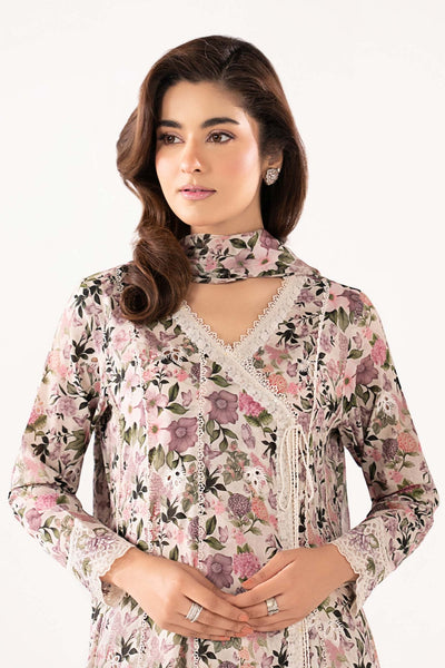 Maria B | RTW | 3 Piece Embroidered Lawn Suit-Brand:Maria B-Type:Luxury Pret-White - House of Maryam- Buy in UK, USA