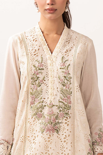 Maria B | RTW | 3 Piece Embroidered Lawn Suit-Brand:Maria B-Type:Luxury Pret-White - House of Maryam- Buy in UK, USA