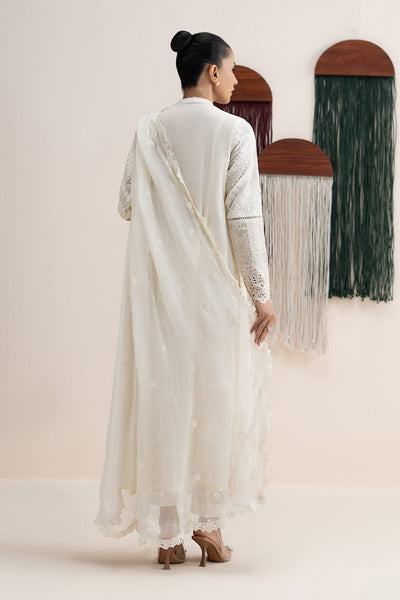 Maria B | RTW | 3 Piece Embroidered Lawn Suit-Brand:Maria B-Type:Luxury Pret-White - House of Maryam- Buy in UK, USA